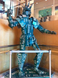 street sign sculpture