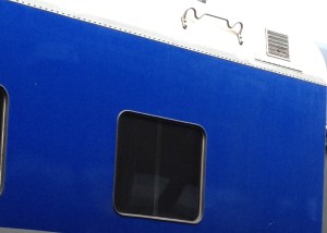 Amtrak train window