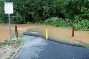 flooded path
