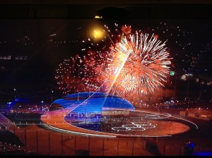 Fireworks at The Winter Olympic Games
