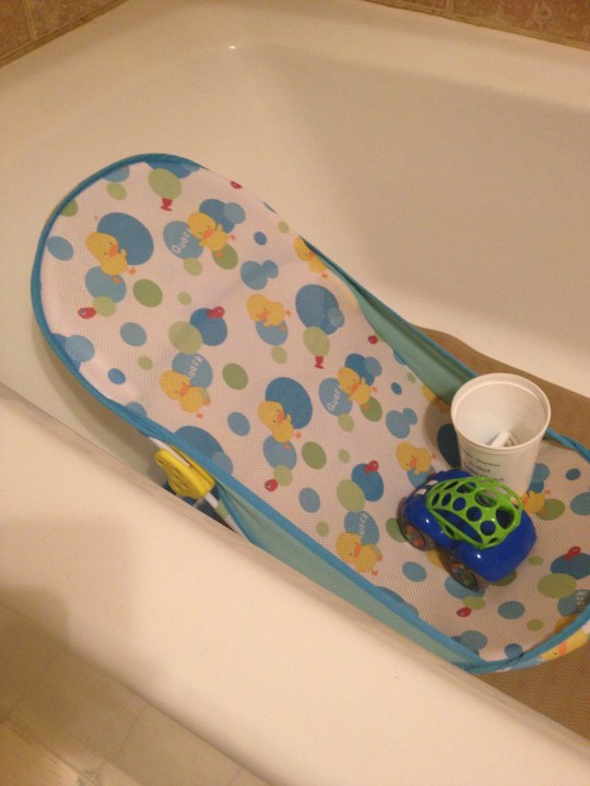 Baby Bath inside the bathtub