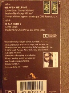 Cassette Single Backside