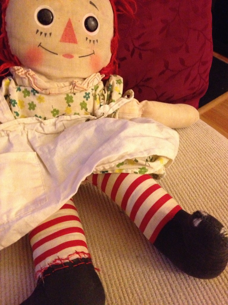 old Raggedy Ann doll