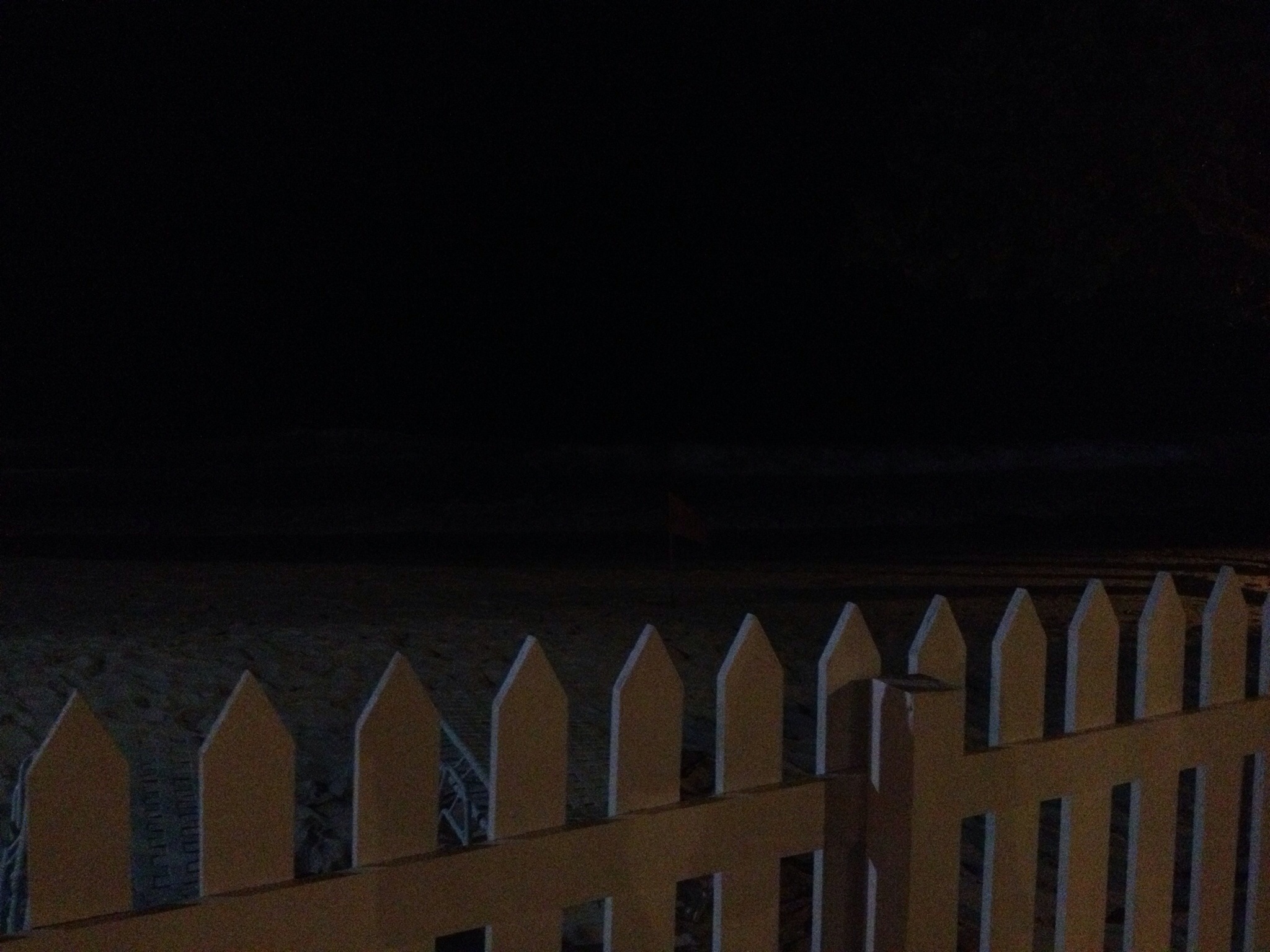 beach at night