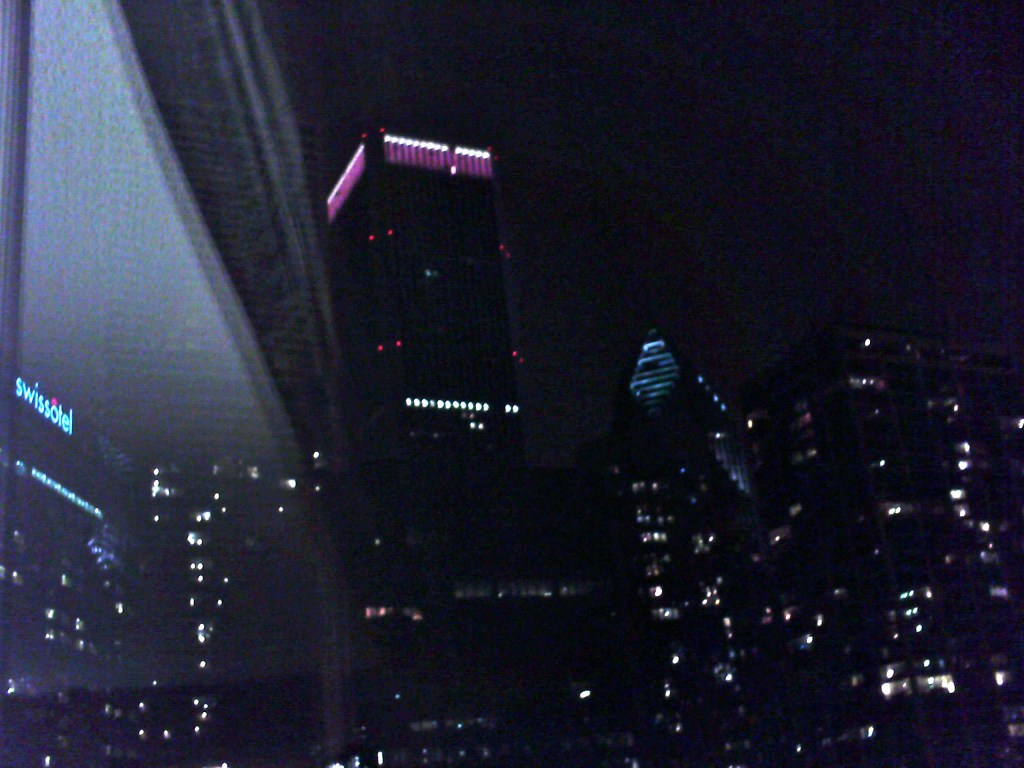 Chicago at night