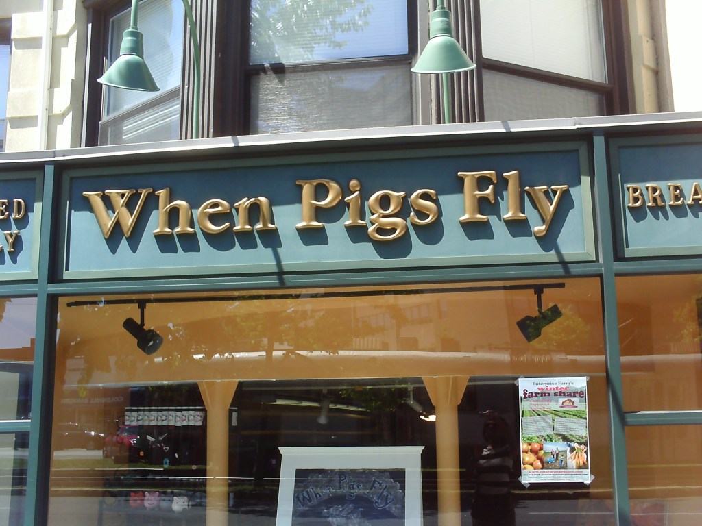 When Pigs Fly place in Brookline, MA