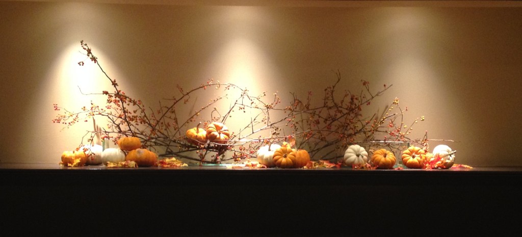 pumpkin decorative display