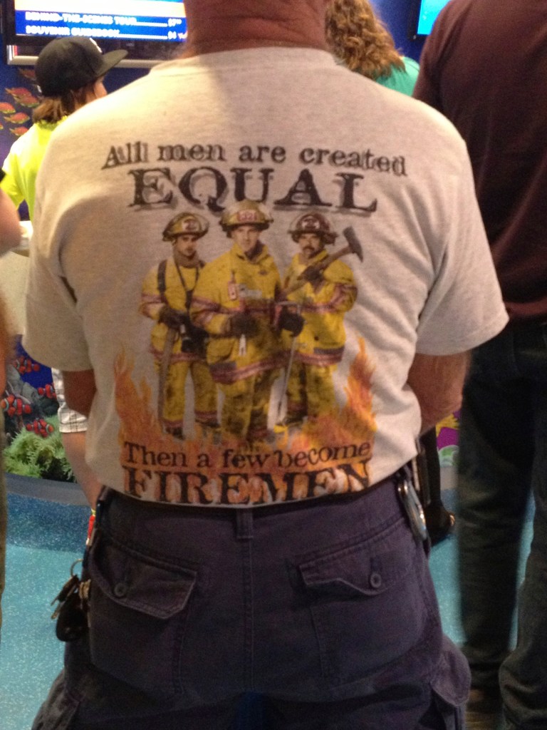 Pro-fireman t-shirt