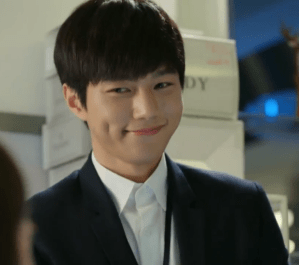 Kim Myung Soo aka L showing dimple