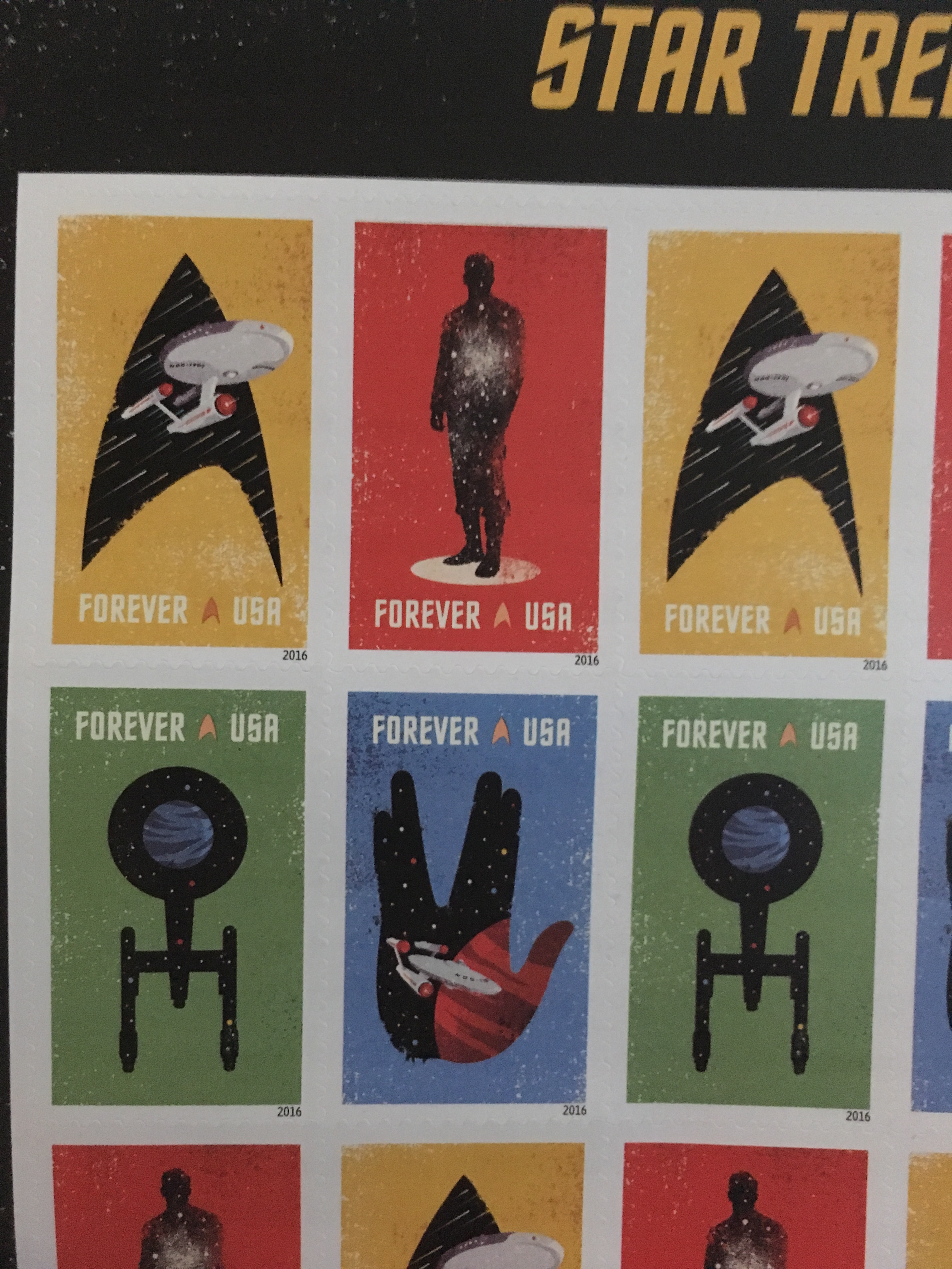 Star Trek USPS Stamps