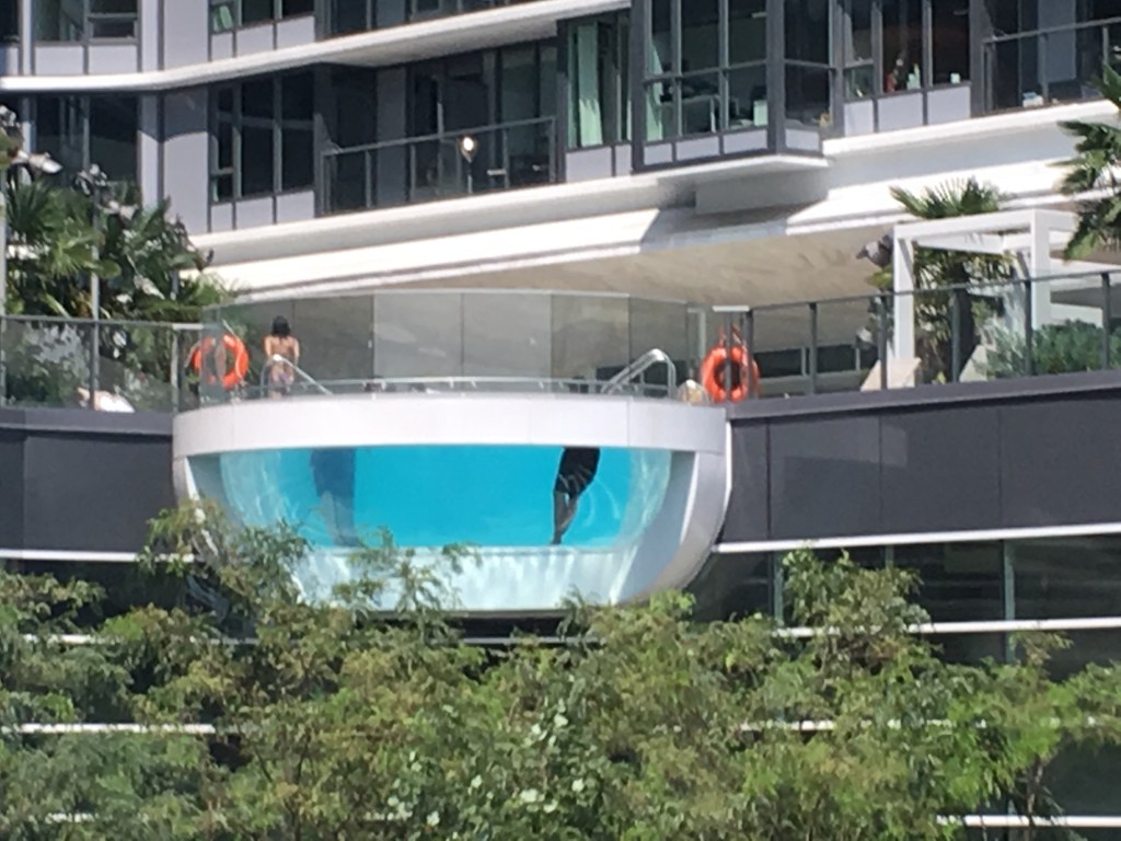 see-through, outdoor pool