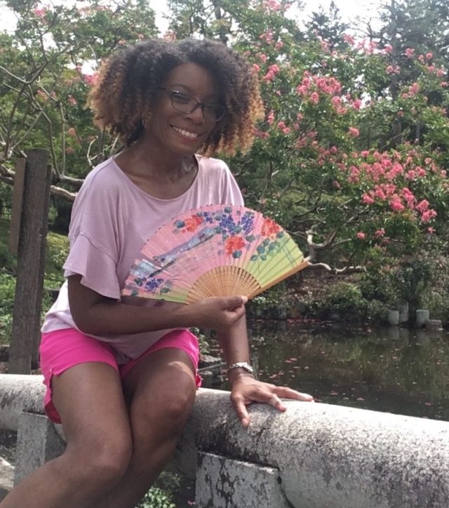 Me at Maruyama Park koi pond.